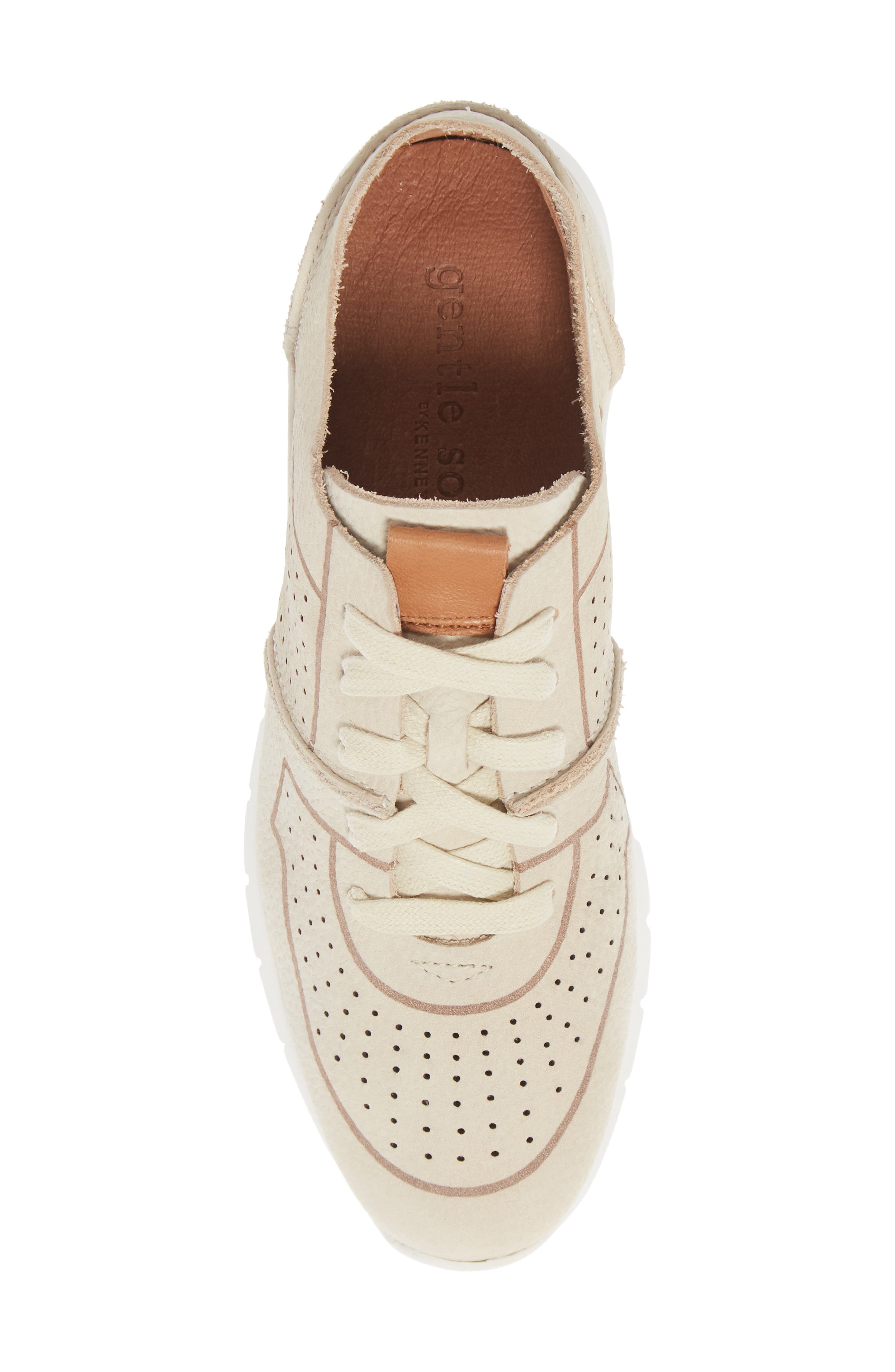 Signature Raina Lite Sneaker, Alternate, color, OFF WHITE NUBUCK LEATHER