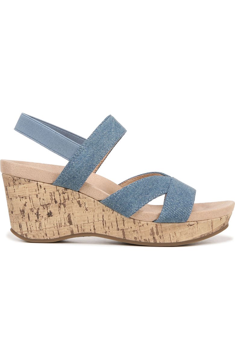 LifeStride Danita Slingback Platform Wedge Sandal, Alternate, color,