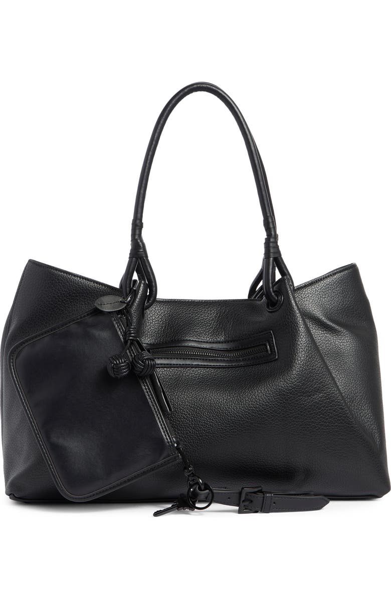 Steve Madden Dougie Tote Bag, Alternate, color, Black