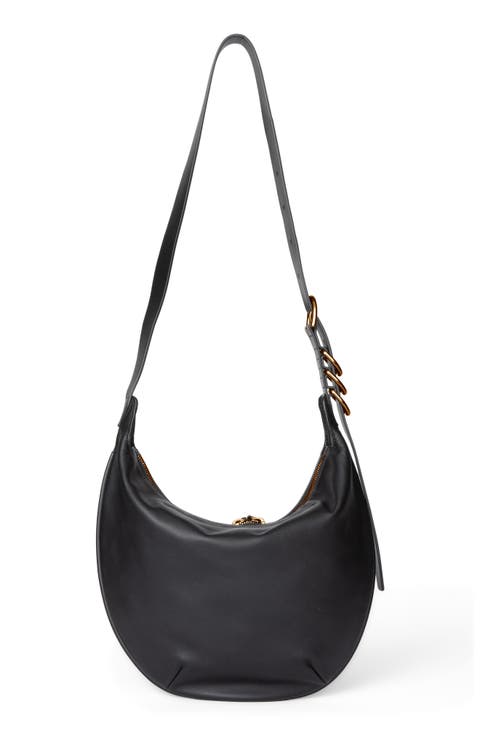 Medium Mercer Leather Hobo Bag