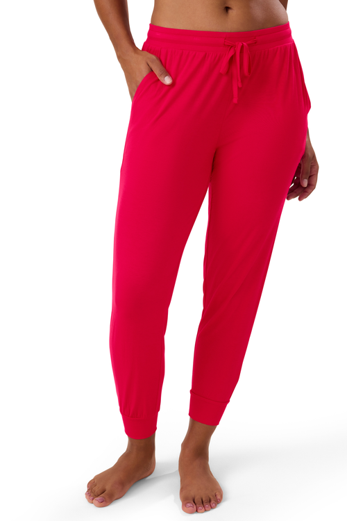 Kindred Bravely Everyday Maternity & Postpartum Lounge Joggers In Red