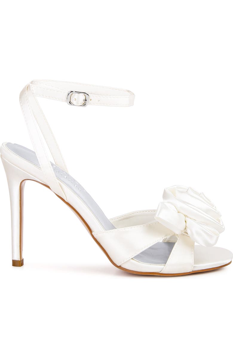 Rag & Co Chaumet Ankle Strap Sandal, Alternate, color, White