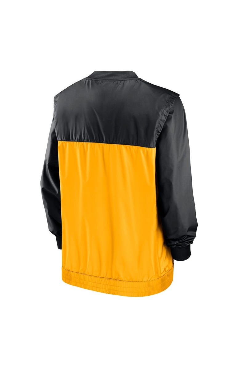 Nike Men's Nike Black/Gold Pittsburgh Pirates Cooperstown Collection V-Neck Pullover Windbreaker, Alternate, color, Black