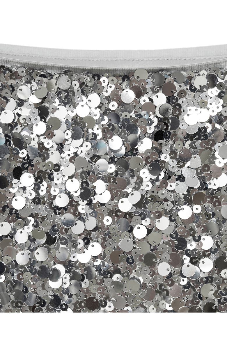 MANGO Xjaviera Sequin Midi Skirt, Alternate, color,