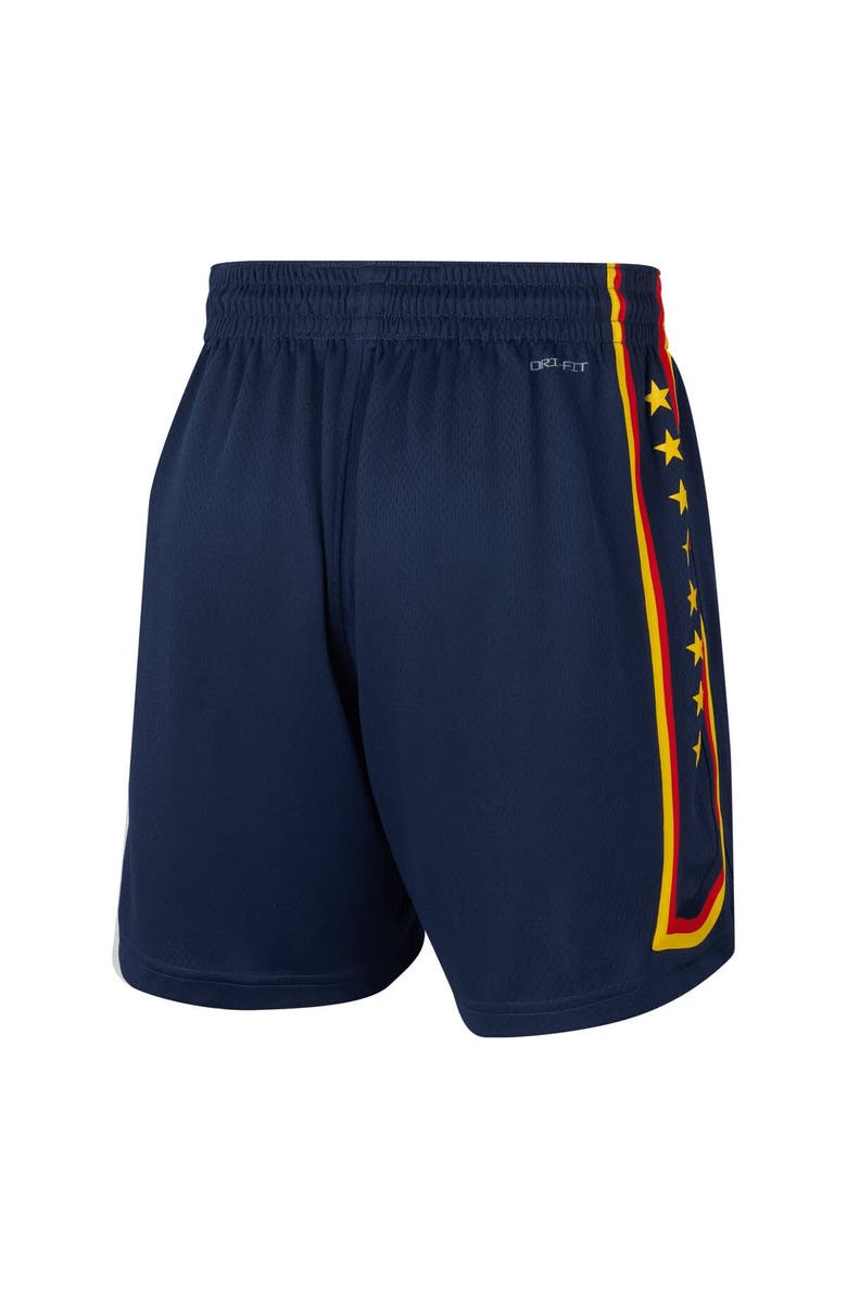 Nike Women's Nike Navy Indiana Fever On-Court Victory Performance Shorts, Alternate, color, 