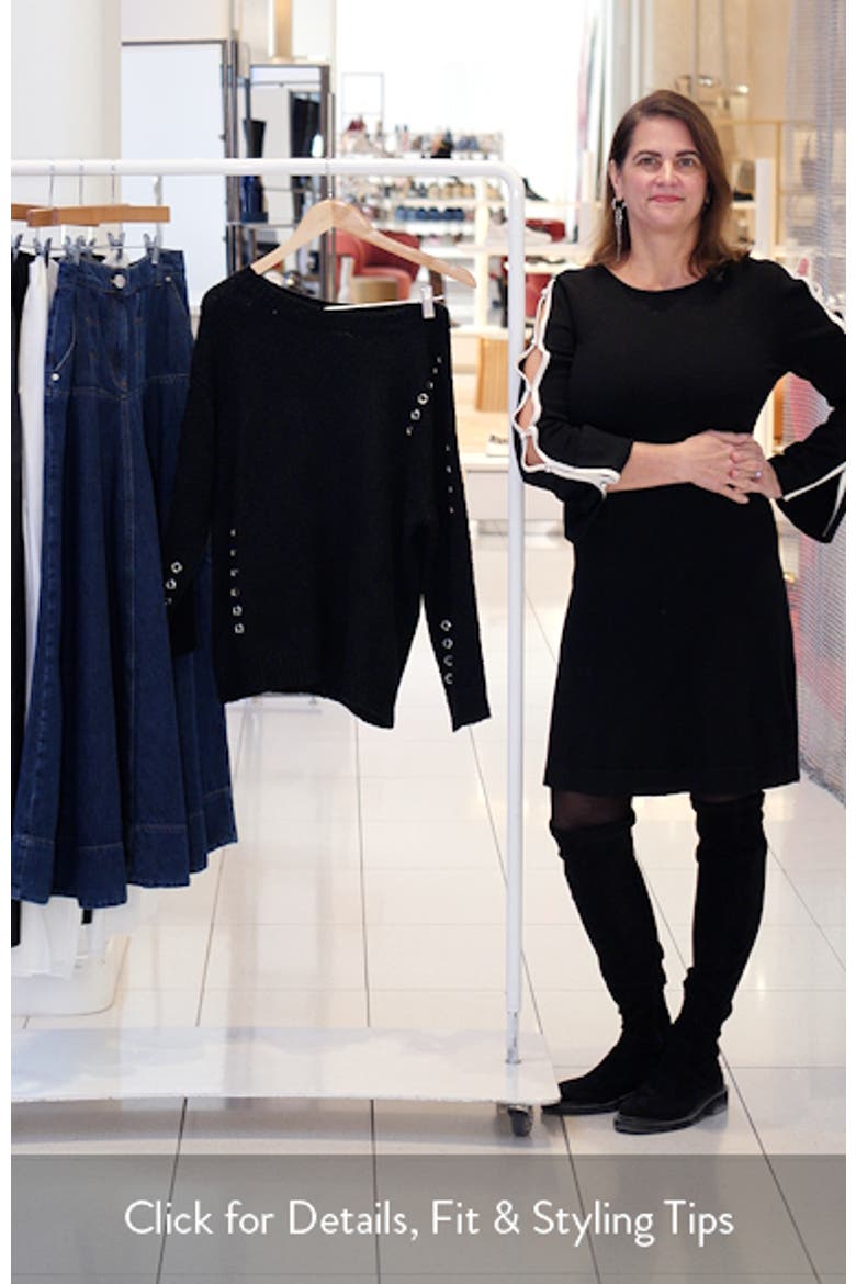Esenia Eyelet One-Shoulder Sweater video