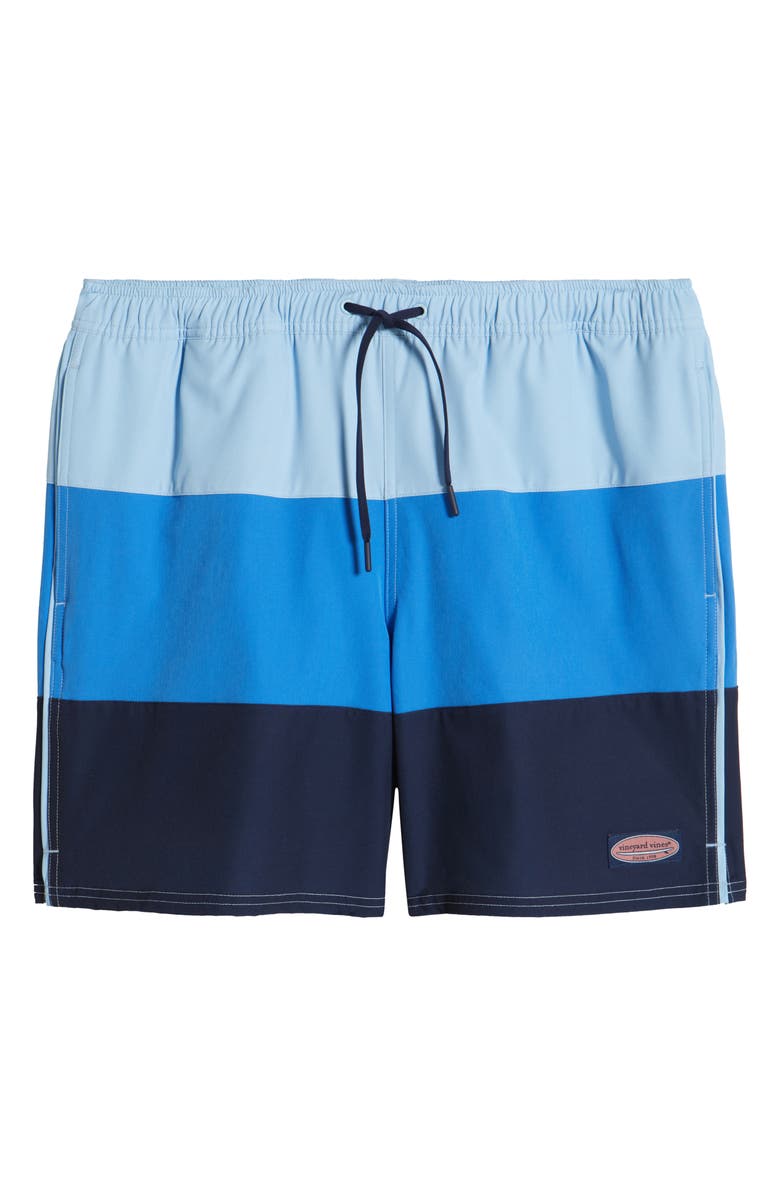 vineyard vines Chappy Colorblock Swim Trunks, Alternate, color, 