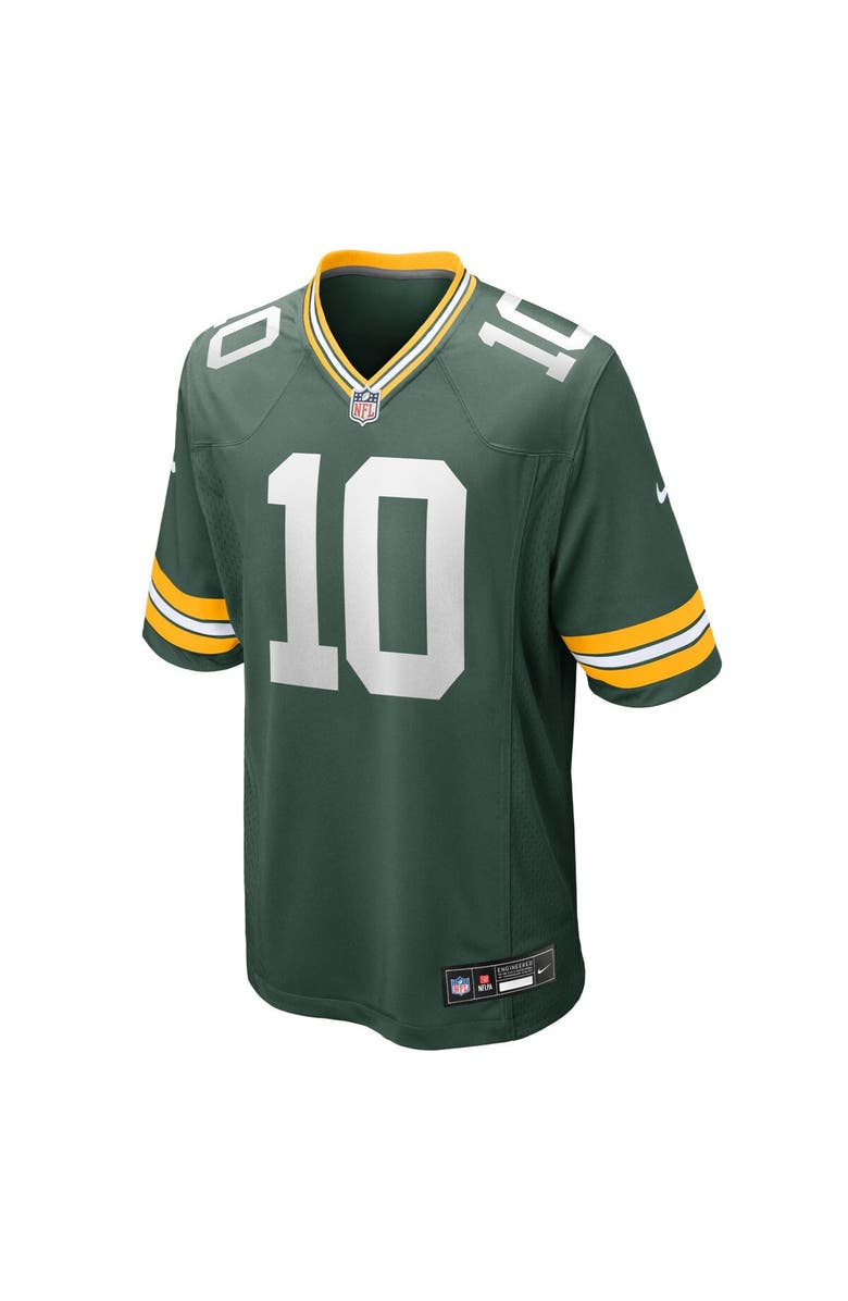 Nike Men's Nike Jordan Love Green Green Bay Packers Player Game Jersey, Alternate, color, Green