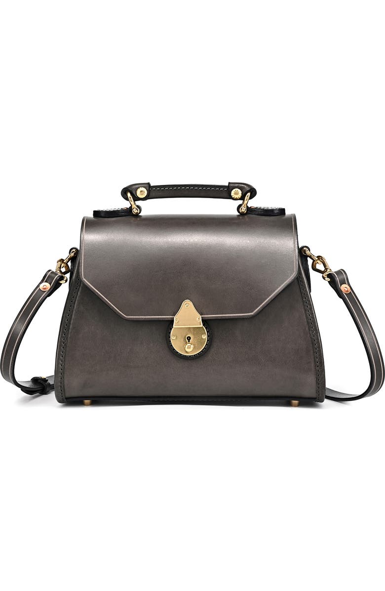 OLD TREND Laurel Genuine Leather Classic Everyday Satchel, Main, color, Grey
