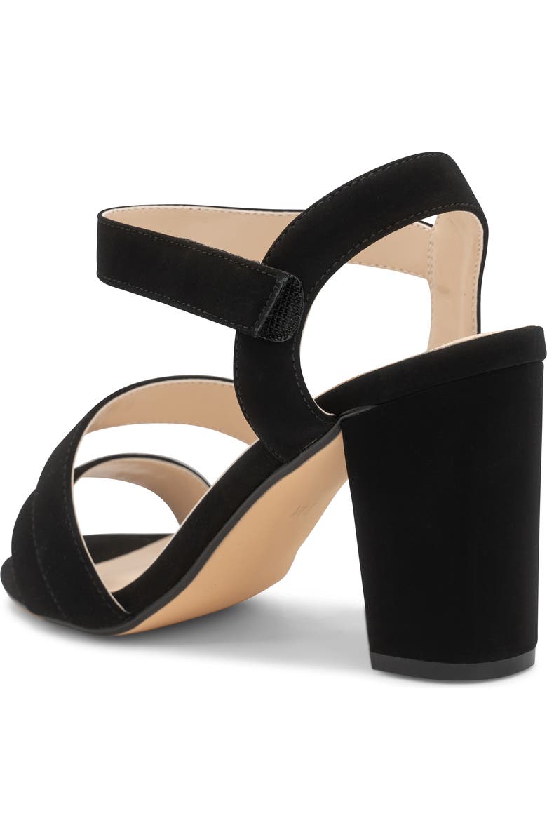 Touch Ups Lucille Ankle Strap Sandal, Alternate, color, Black