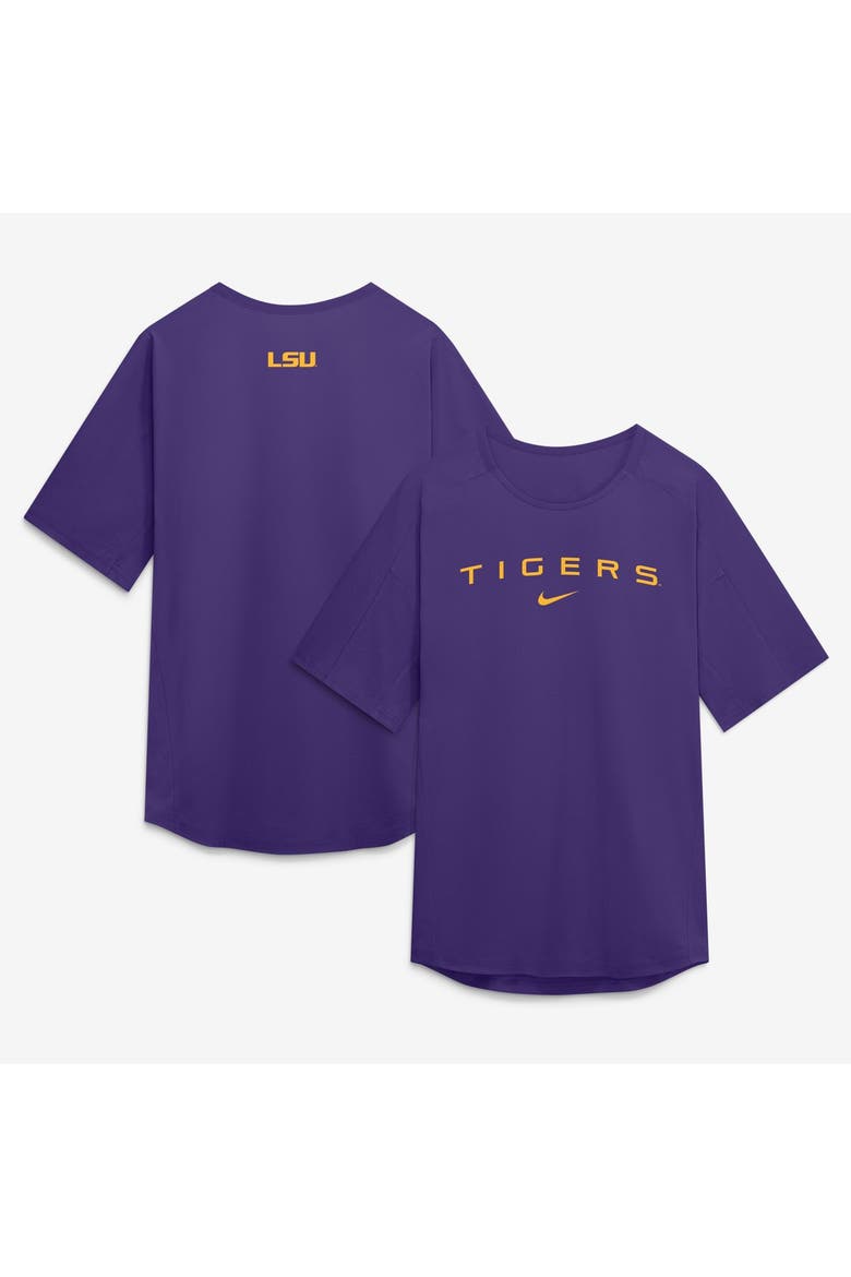 Men's Nike Purple LSU Tigers Golf Club Shirt, Main, color, Purple
