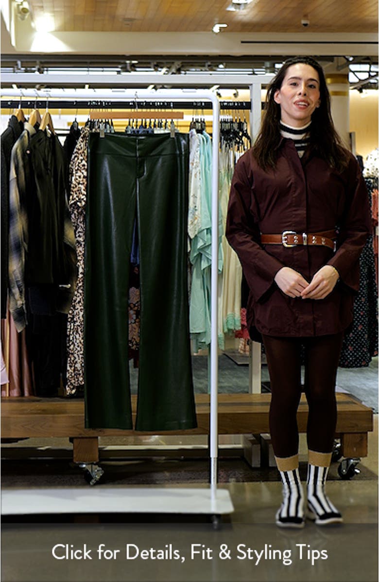 Olivia Faux Leather Pants, sales video thumbnail