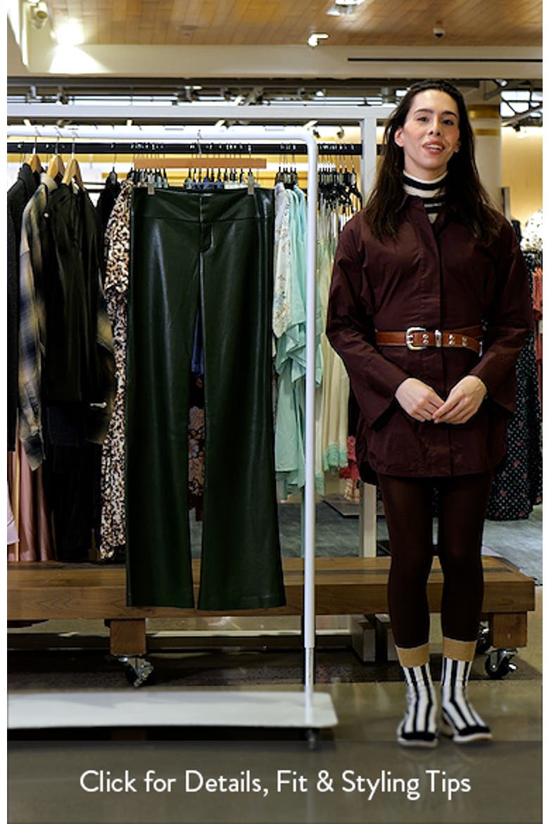 Olivia Faux Leather Pants video