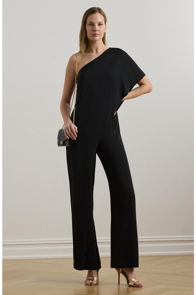 April One-Shoulder Georgette Jumpsuit (Women) | Nordstrom