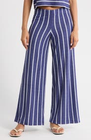 Marine Layer Beach Stripe Terry Cloth Pants