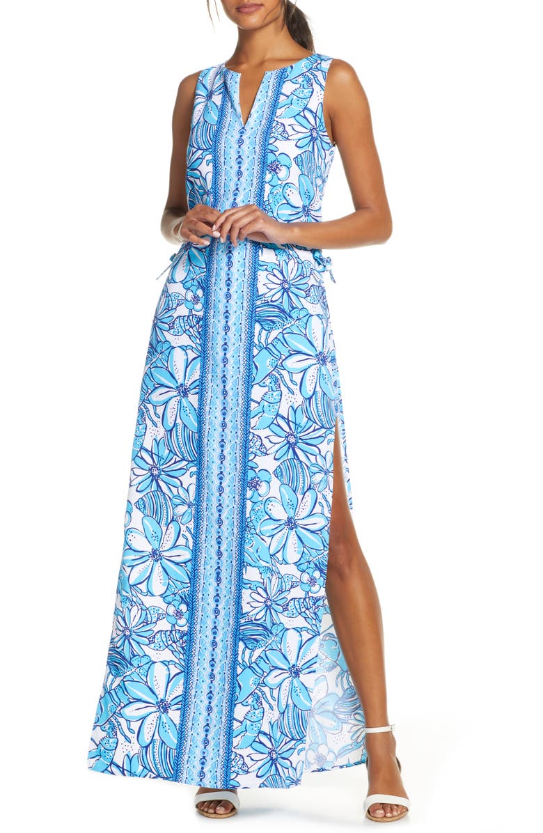 Lilly Pulitzer<sup>®</sup> Donna Romper Maxi Dress, Main, color, 