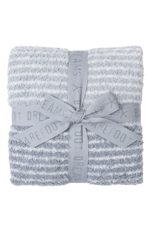 Barefoot Dreams Cozychic® Gradient Stripe Stroller Blanket In Platinum Multi