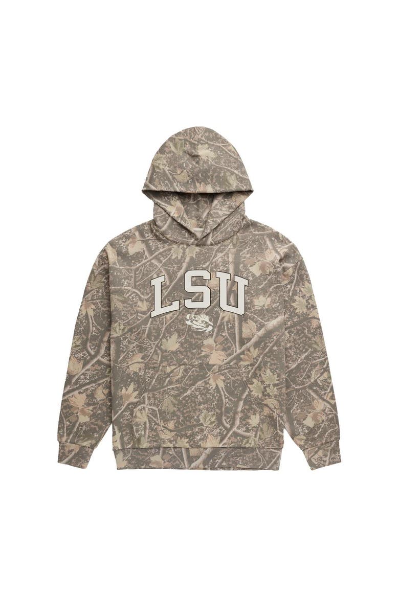 Men's Uscape Apparel  Camo LSU Tigers Back Bay Fleece Hoodie, Main, color, Camo