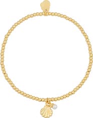 Estella Bartlett Sienna Seashell Pendant Bracelet