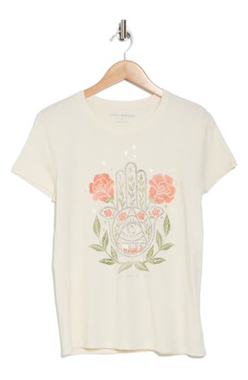 LUCKY BRAND LUCKY BRAND LUCKY HAMSA GRAPHIC T-SHIRT