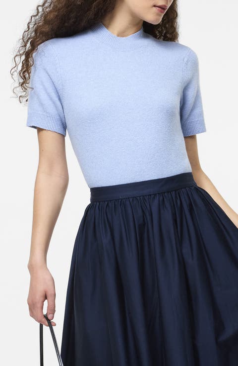 Vhari Short Sleeve Crop Sweater