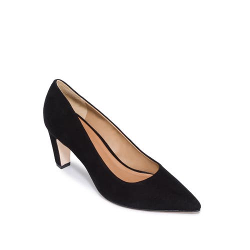Bernardo Footwear Giselle Pointed Toe Pump In Black Suede