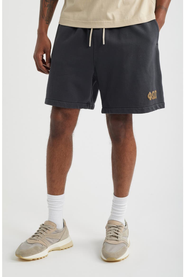 Classic Cotton Fleece Shorts, Main, color, WASHED IRON GREY