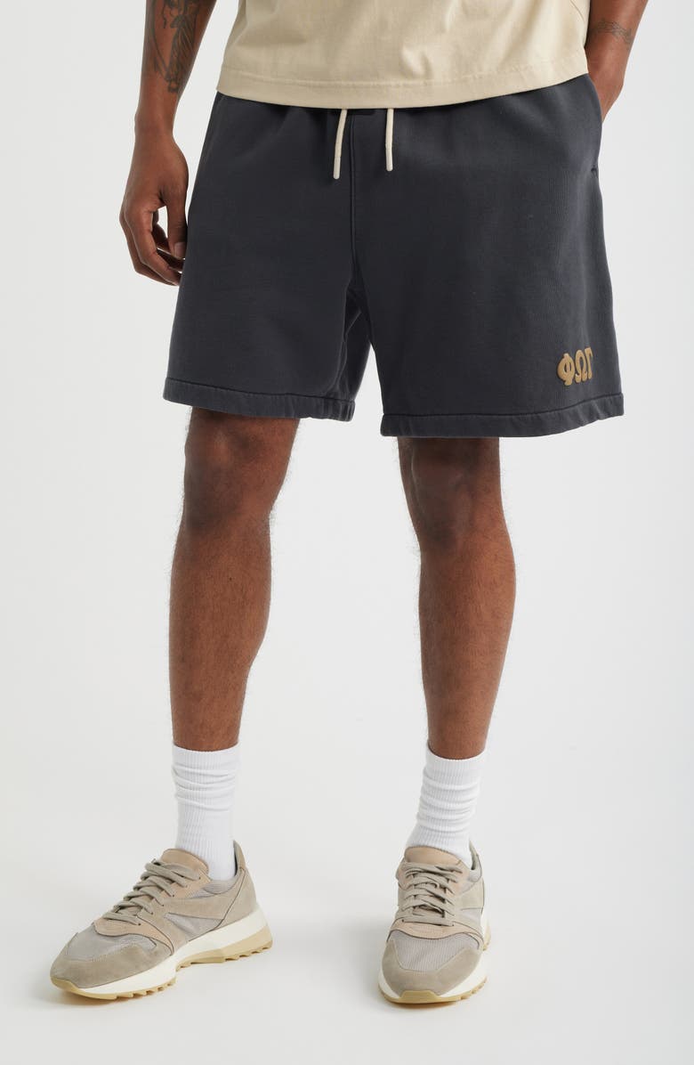 Fear of God Essentials Classic Cotton Fleece Shorts, Main, color, Washed Iron Grey