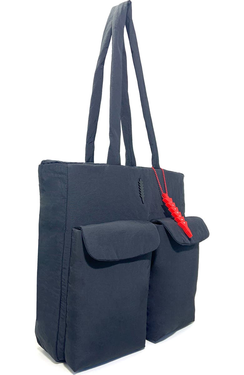 Thacker Avi N/S Pocket Tote Bag, Alternate, color, Black