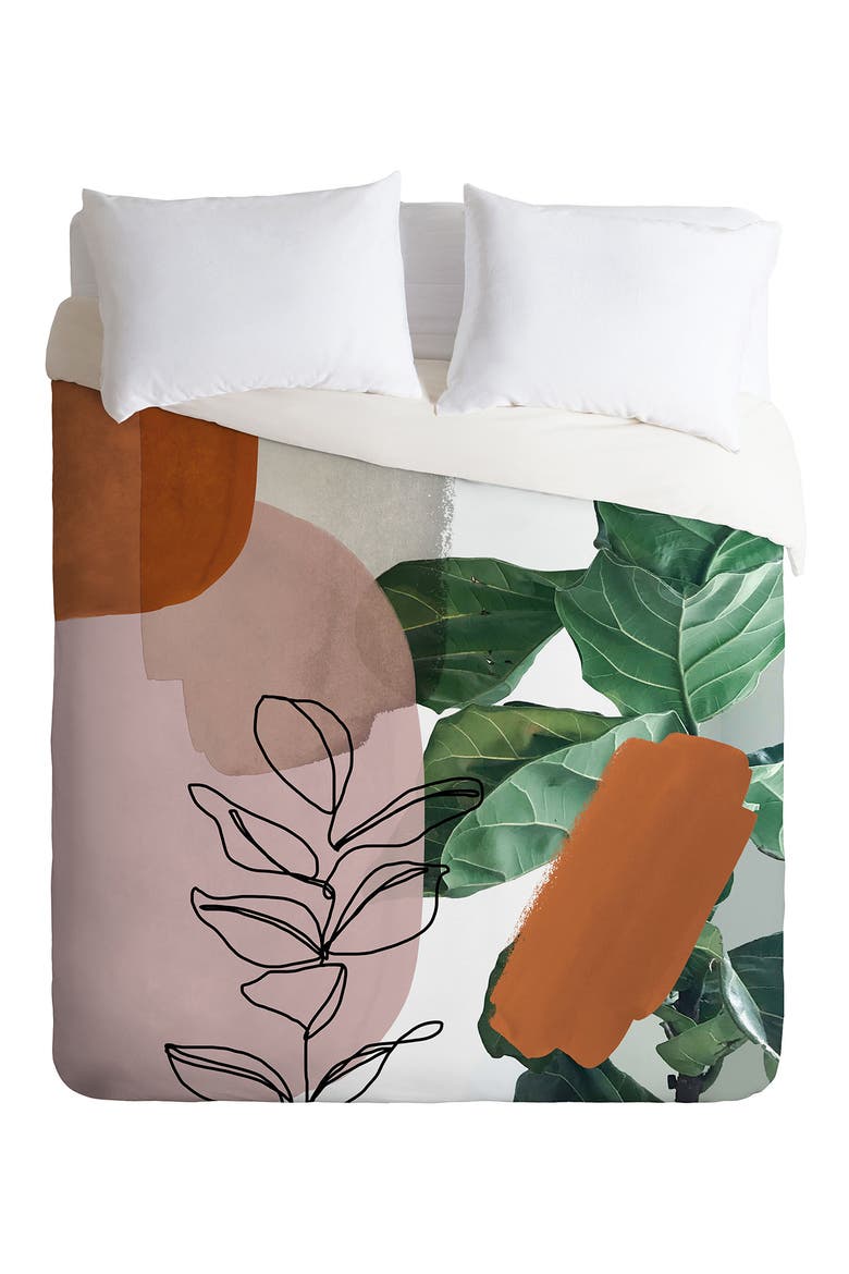Gale Switzer Simpatico Duvet Cover & Sham Set, Alternate, color, GREEN