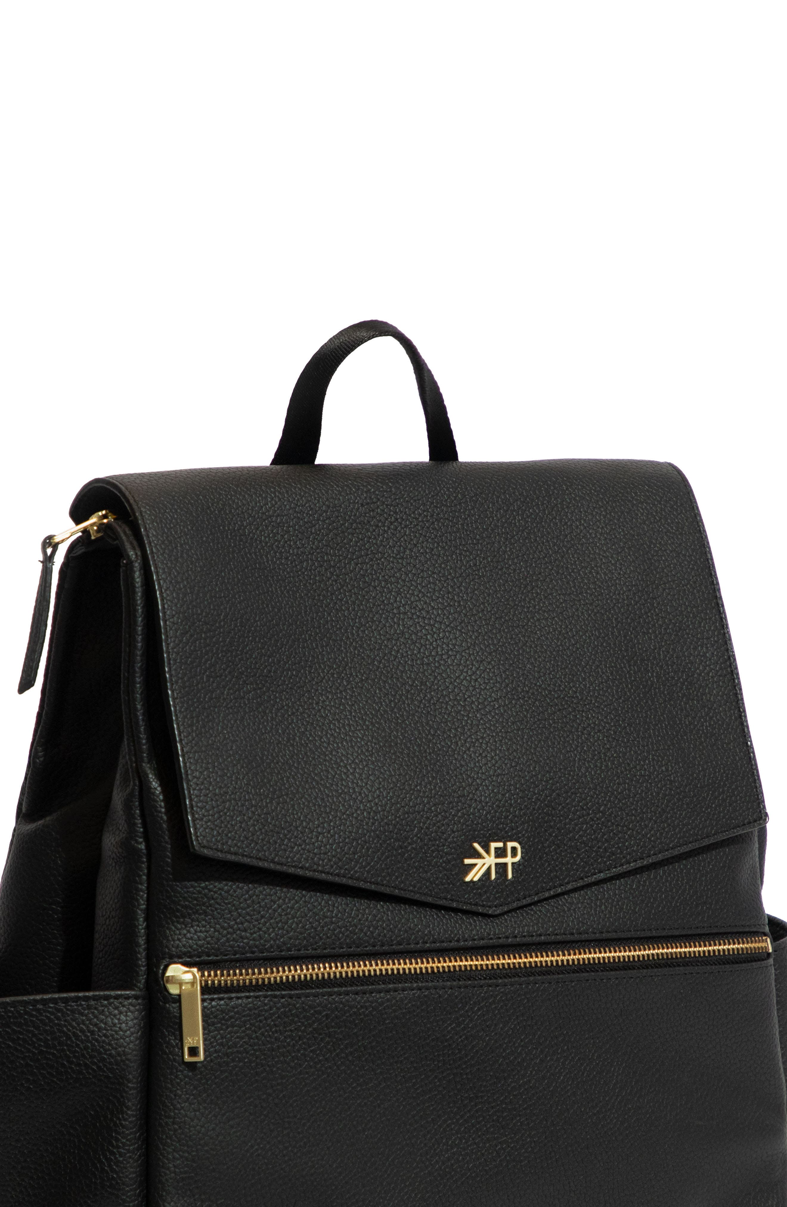 Freshly Picked Classic Diaper Backpack II, Alternate, color, Ebony