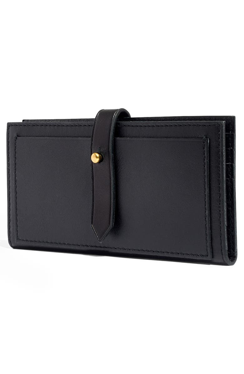 Madewell New Post Leather Wallet, Alternate, color,
