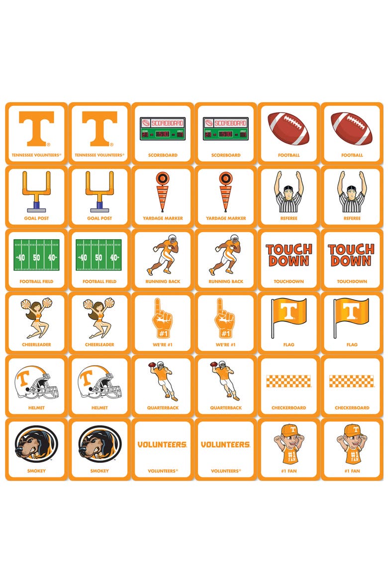 Tennessee Volunteers Matching Game, Alternate, color, Multicolor