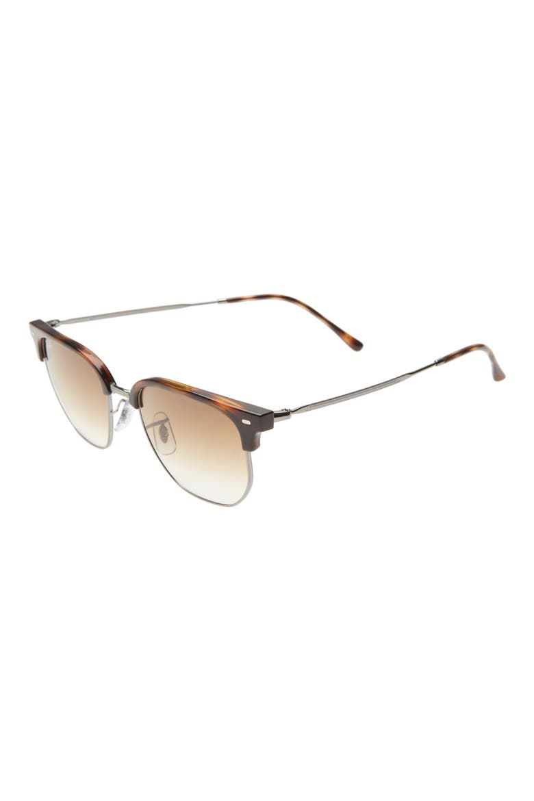 Clubmaster 53mm Square Sunglasses, Alternate, color, HAVANA