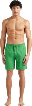Vilebrequin Men's Solid Linen Bermuda Short
