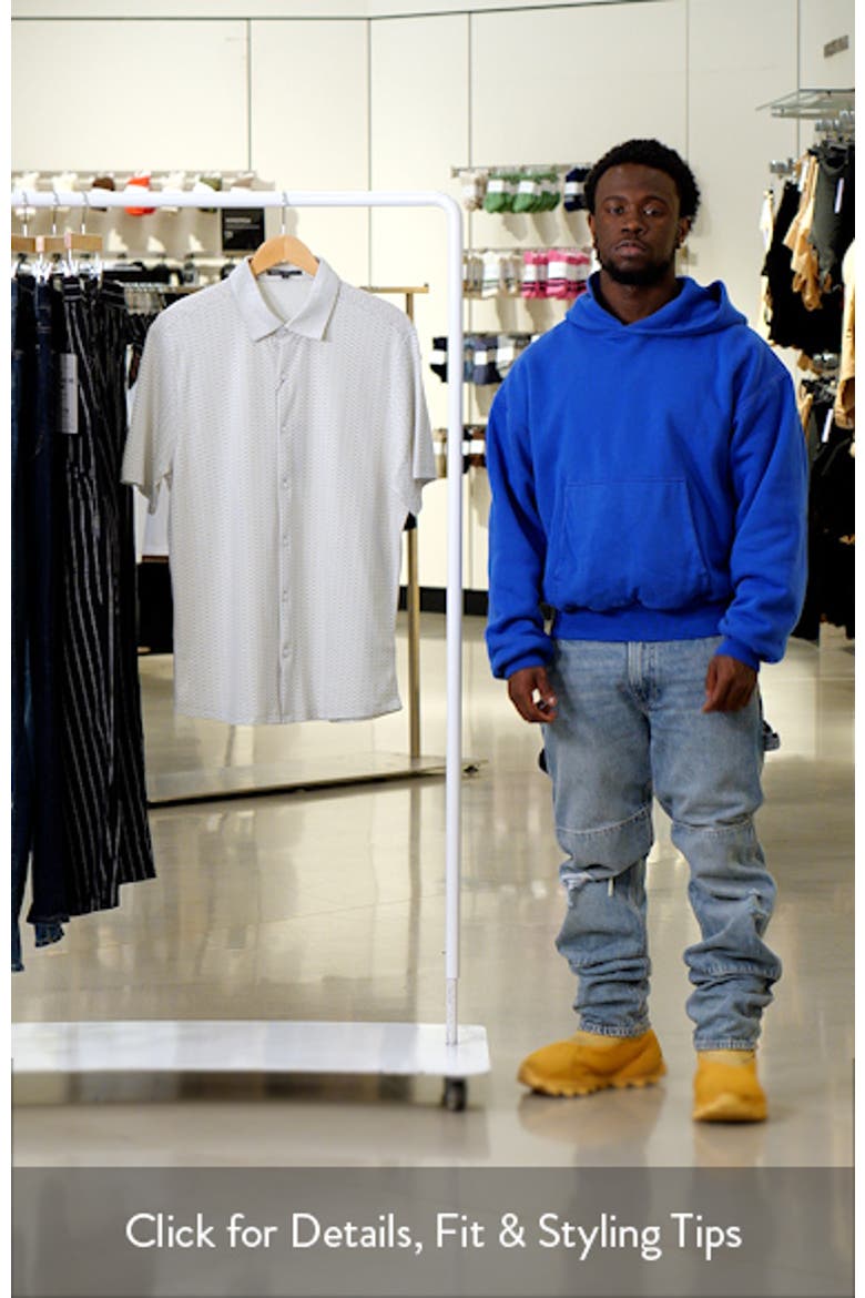 Booker Short Sleeve Knit Button-Up Shirt video