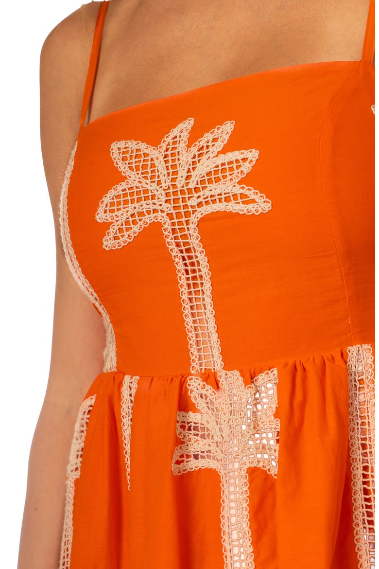 Tangerine Tropics Emiliana Cover-Up Dress, Alternate, color, ORANGE