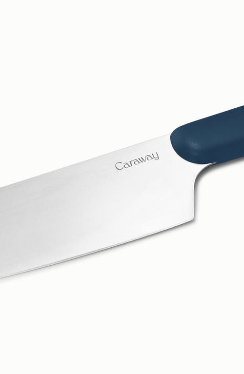 Caraway 10.5-inch Enameled Cast Iron Skillet In Navy