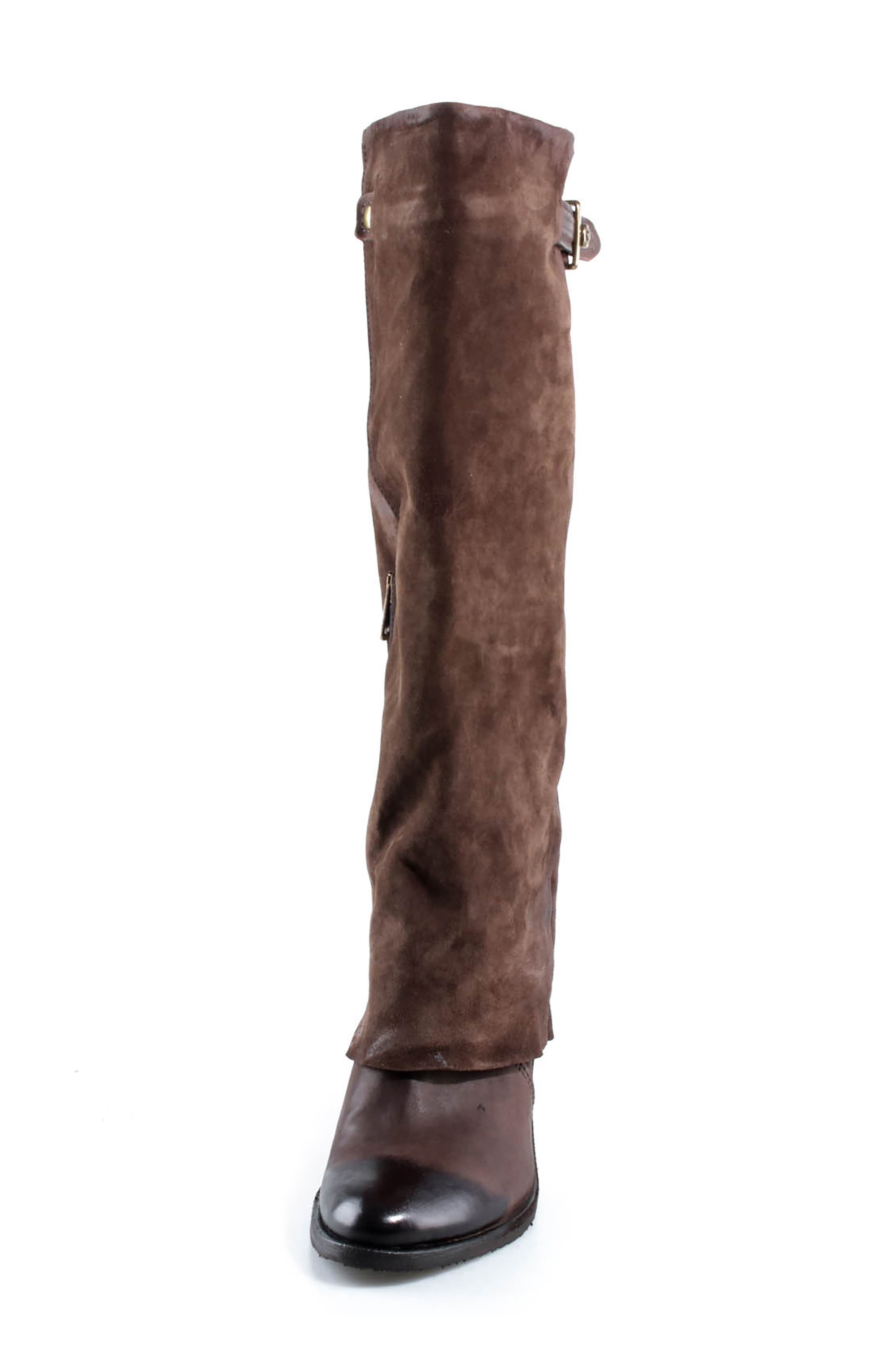 Rolfe Leather Knee High Boot, Alternate, color, BROWN