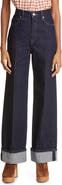 Ulla Johnson The Genevieve Topstitch Nonstretch Jeans
