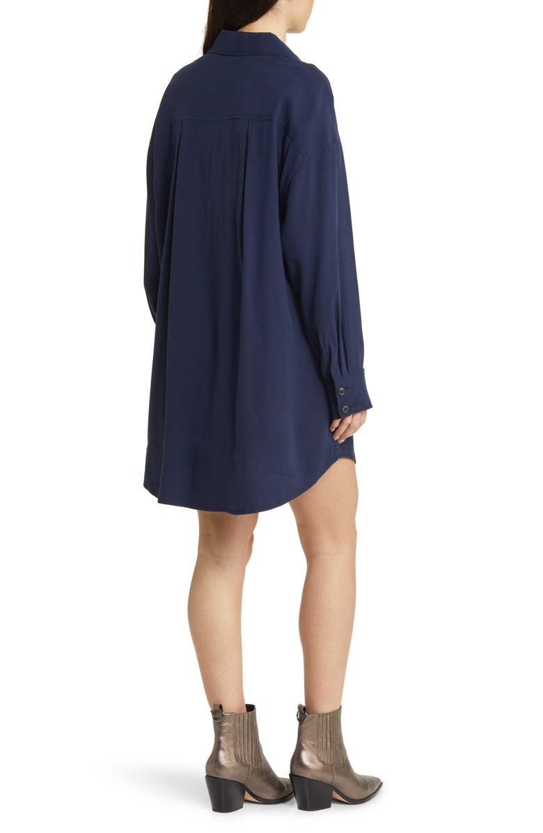WAYF Huxley Long Sleeve Shirtdress, Alternate, color,