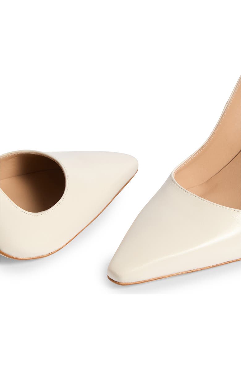 LK Bennett Fern Pointed Toe Pump, Alternate, color, Ecru