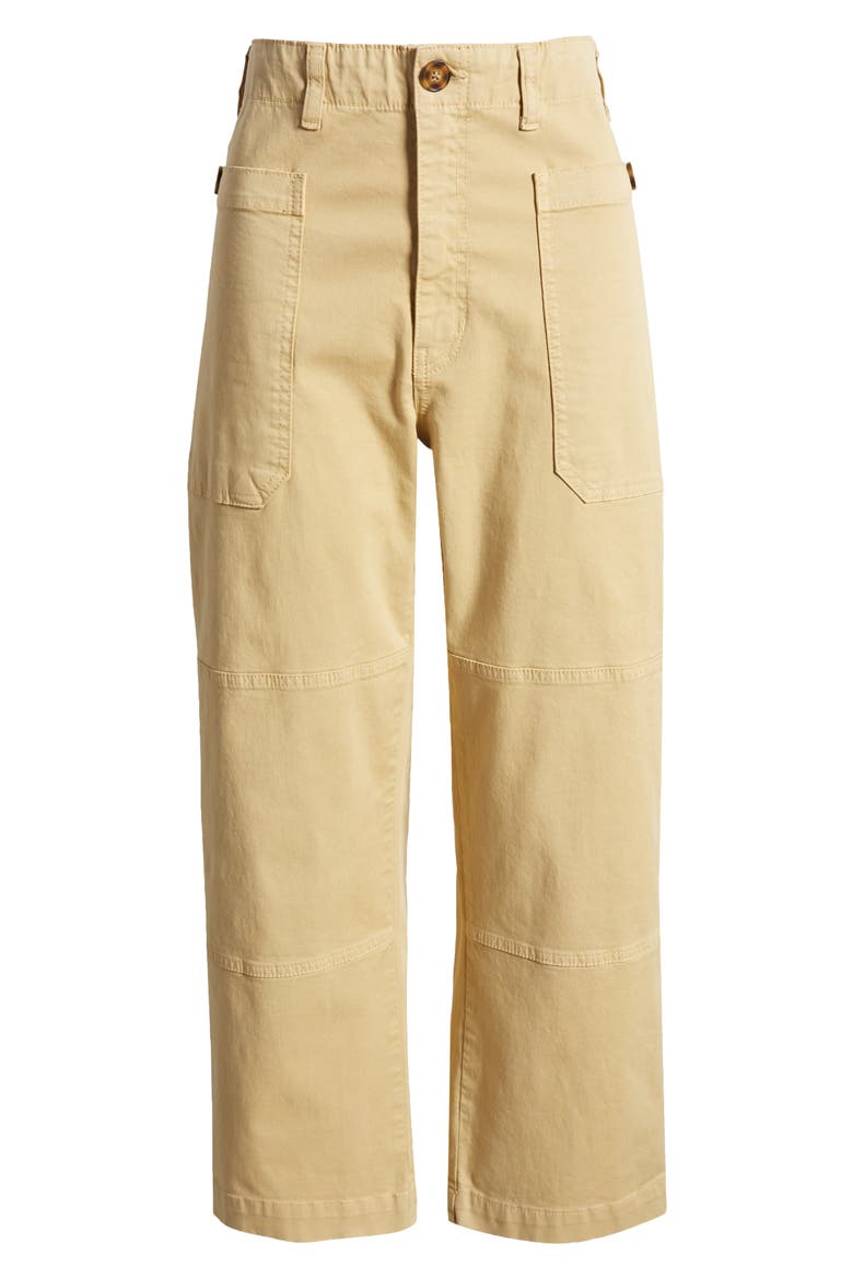 Stretch Cotton Utility Pants, Alternate, color, WASHED TAN