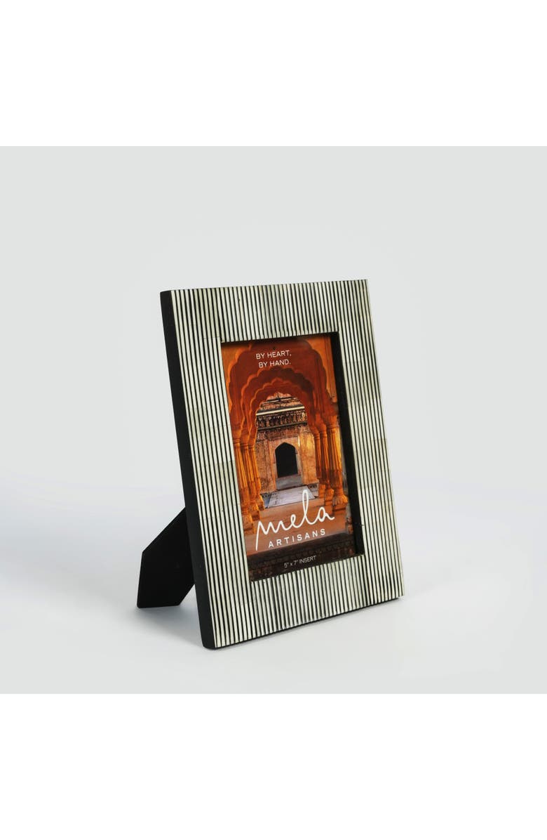 Mela Artisans Pinstripe Inlay Picture Frame, Alternate, color,