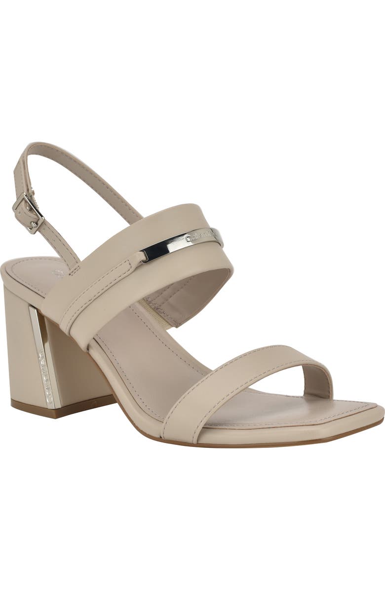 Calvin Klein Hallow Sandal, Main, color, Taupe