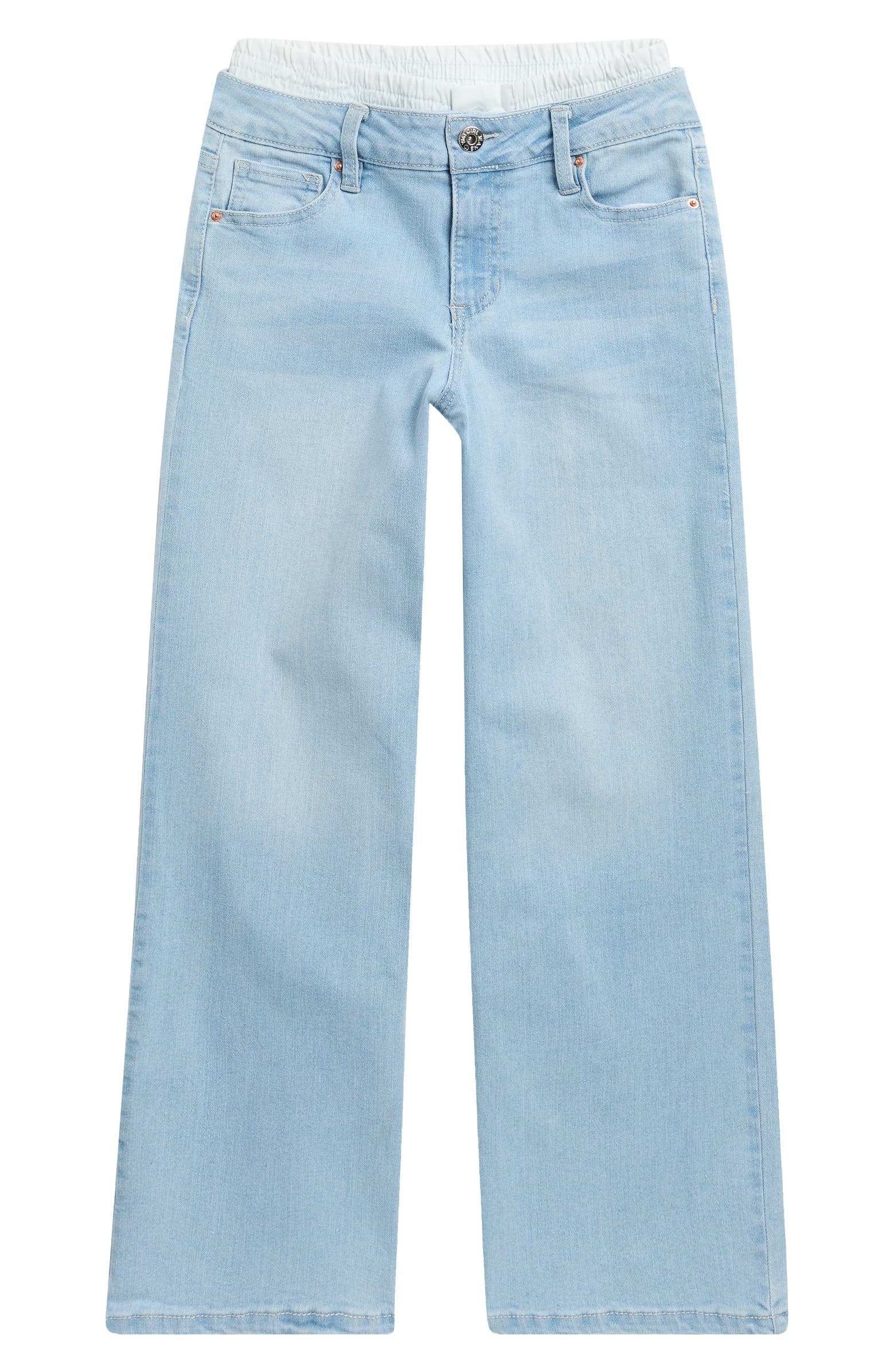 YMI Kids' Boxer Insert Wide Leg Jeans | Nordstromrack