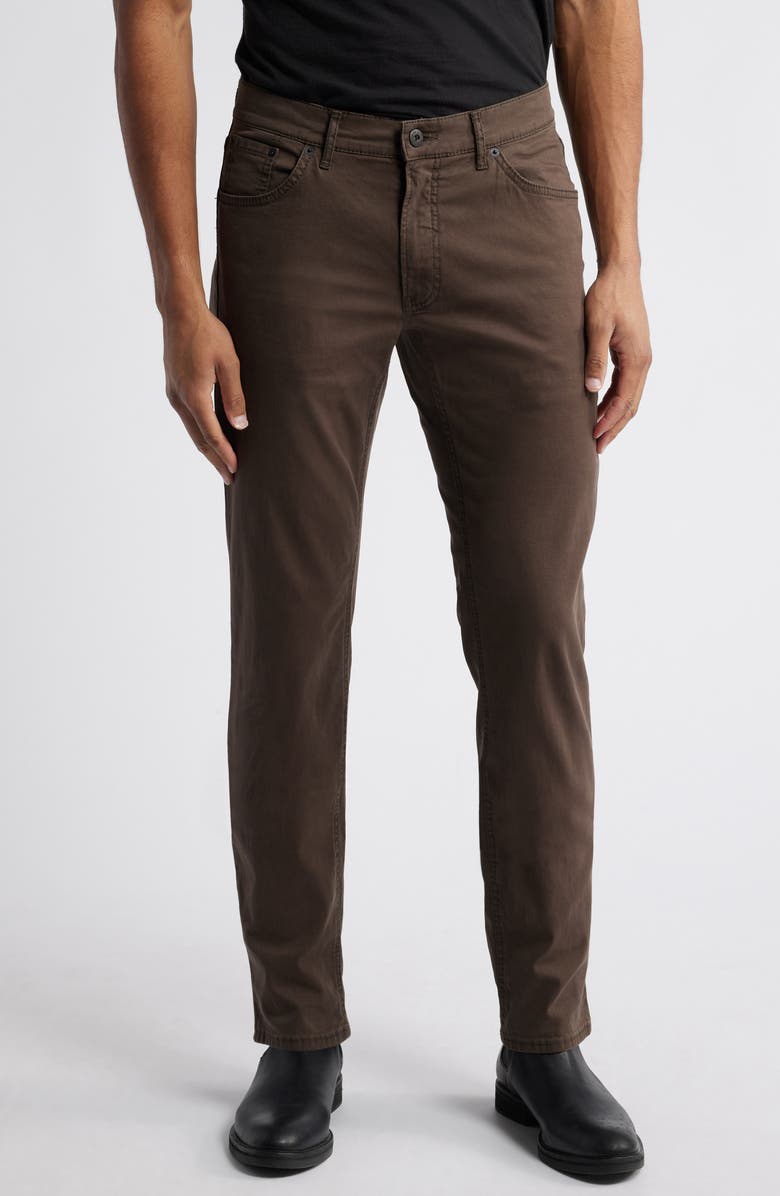 Brax Chuck Modern Fit Five-Pocket Pants, Main, color, Brown