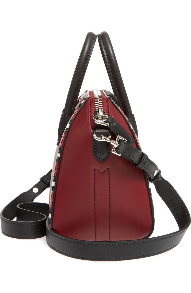 Givenchy Antigona Genuine Snakeskin & Calfskin Leather Satchel, Alternate, color,