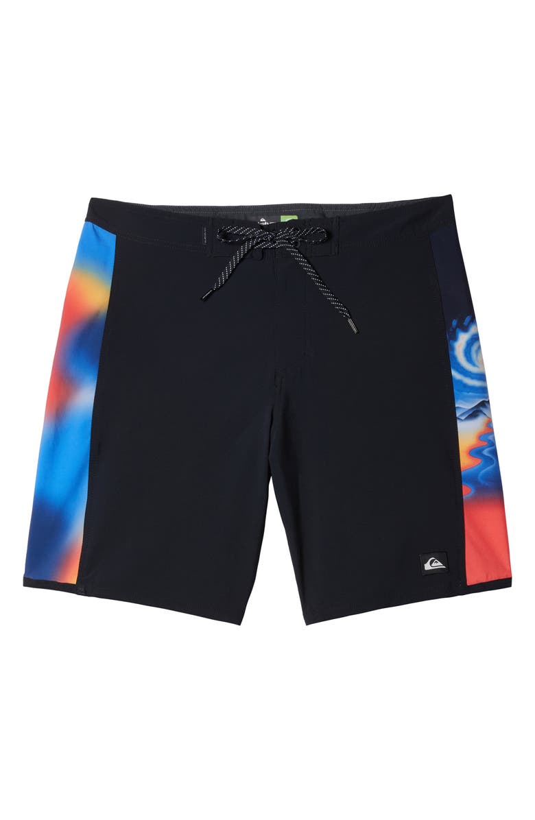 Quiksilver Surfsilk Arch Board Shorts, Alternate, color, Mercury Sherpa Black