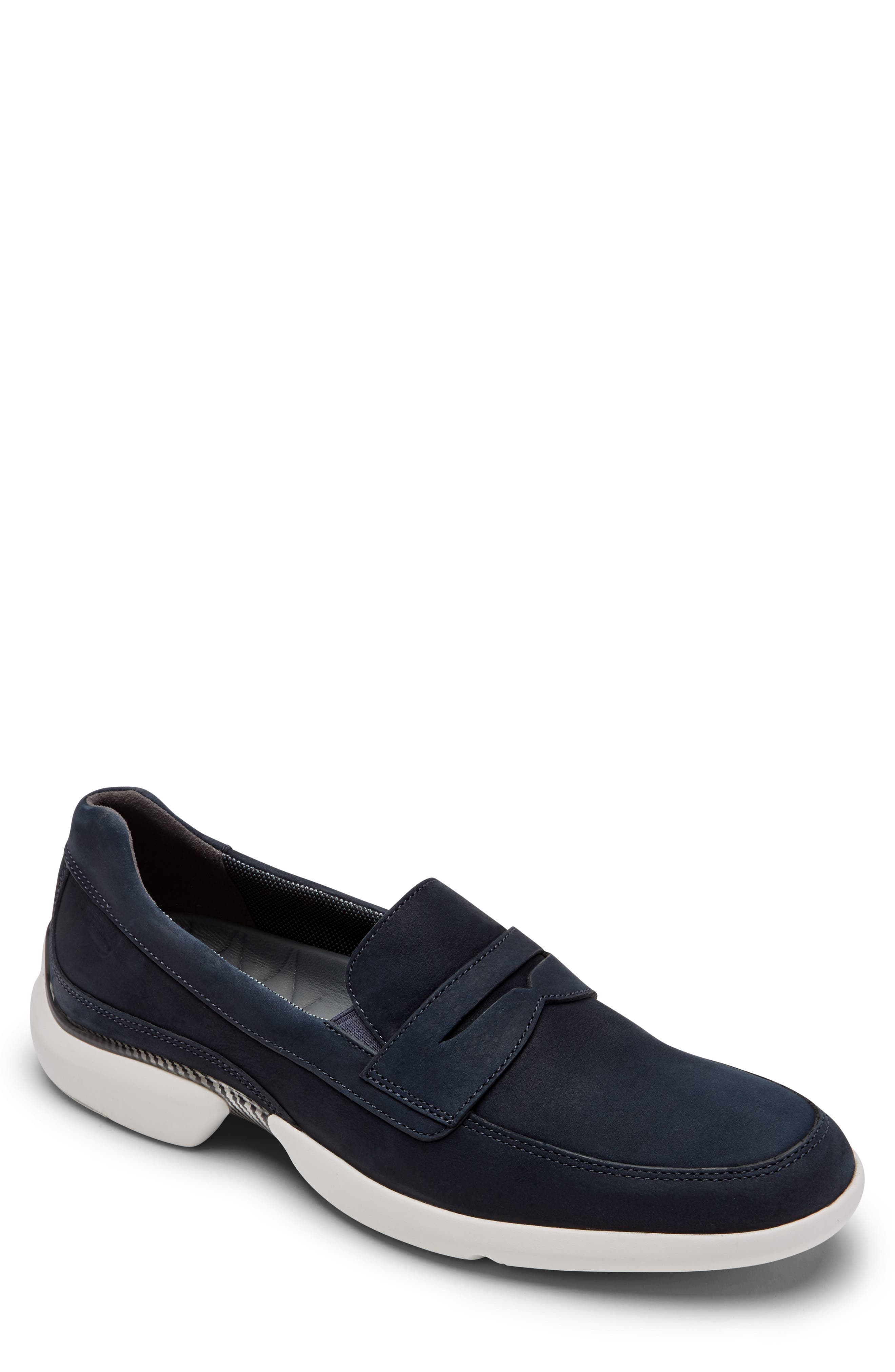 Total Motion Advance Penny Loafer, Main, color, NEW DRESS BLUES